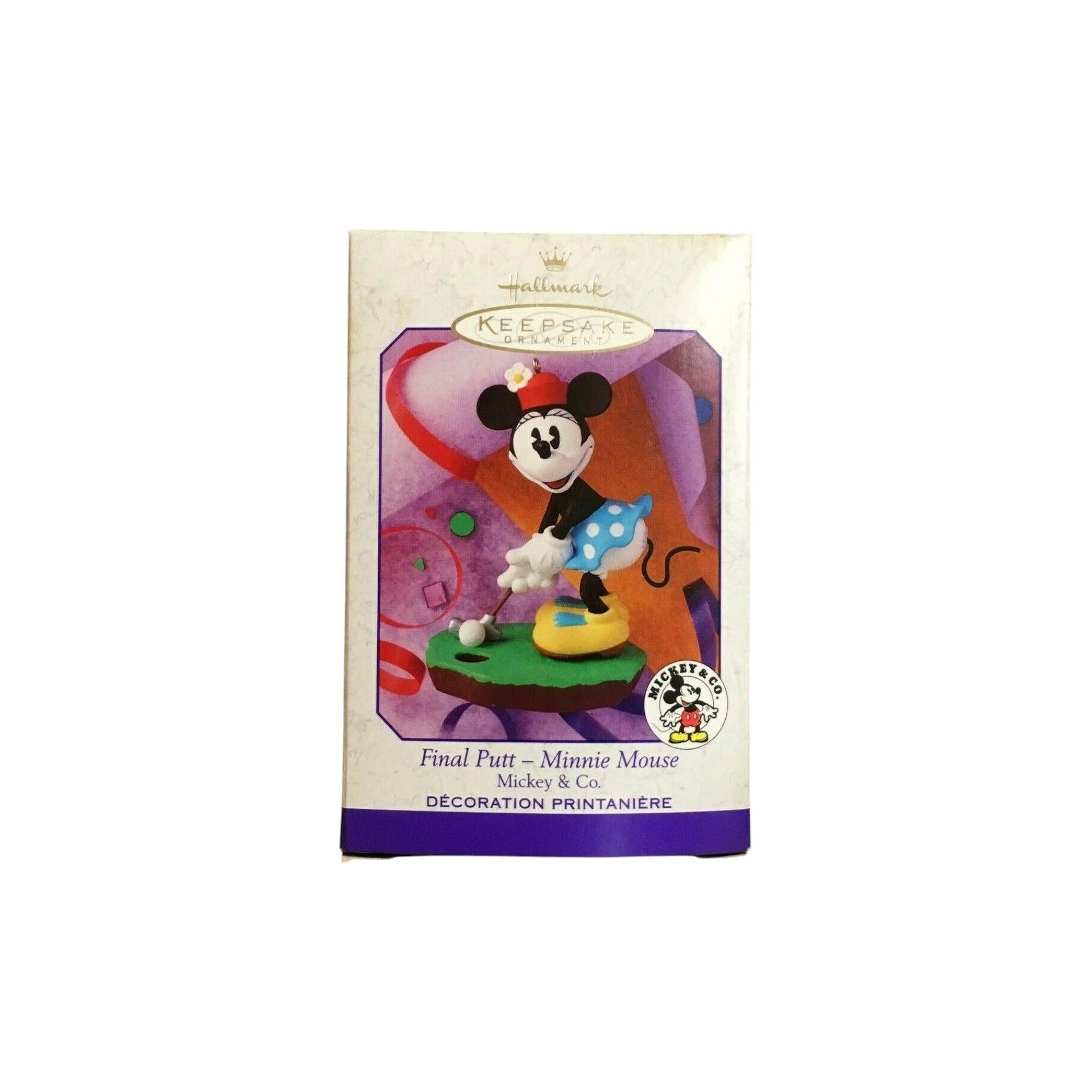1999 Final Putt - Minnie Mouse Hallmark Ornament (Golf) QEO8349 Image2
