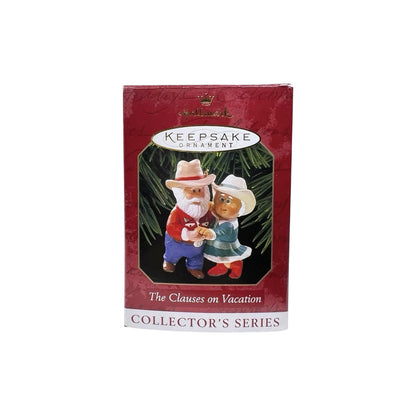 1999 Fishing Hallmark Ornament (The Clauses on Vacation) QX6399 Image2