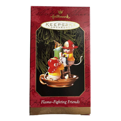 1999 Flame-Fighting Friends Hallmark Ornament (Firefighter) QX6619