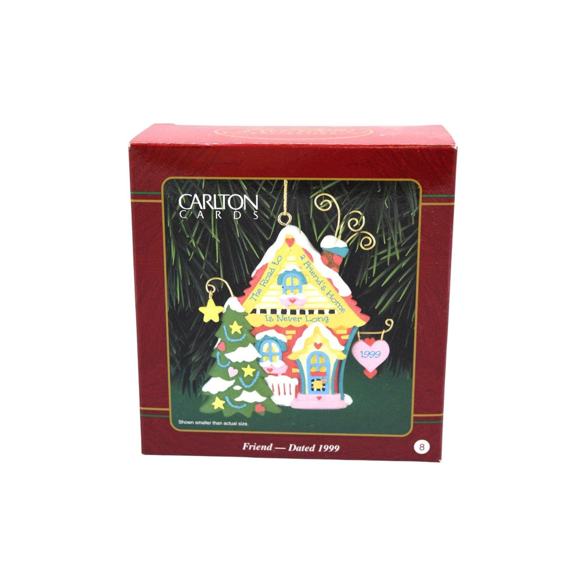 1999 Friend - Home (Friendship) Carlton Cards Heirloom Ornament CXOR-011A Image2