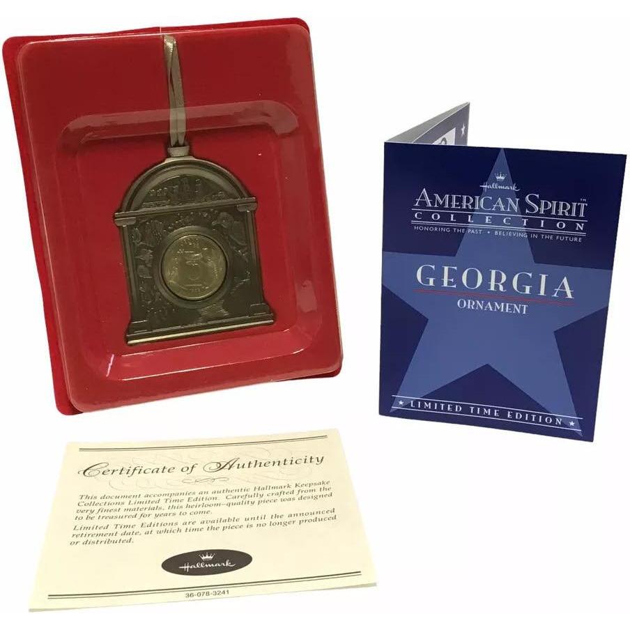 1999 Georgia Quarter Ornament Hallmark Ornament (50 State Quarters) QMP9403