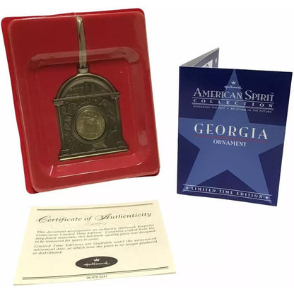1999 Georgia Quarter Ornament Hallmark Ornament (50 State Quarters) QMP9403
