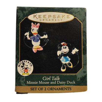 1999 Girl Talk Hallmark Ornament (Mickey & Co) QXD4069