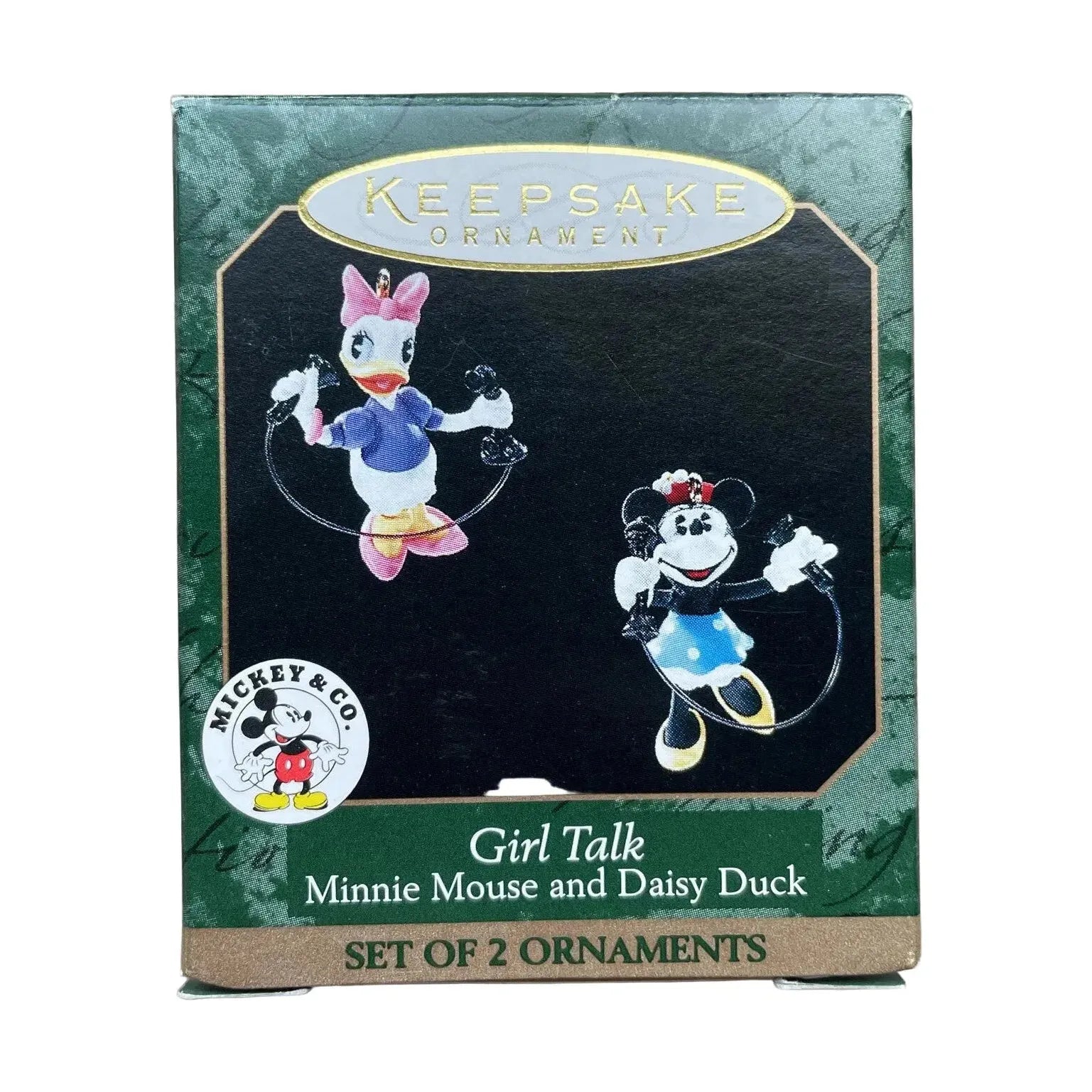 1999 Girl Talk Hallmark Ornament (Mickey & Co) QXD4069 Image2