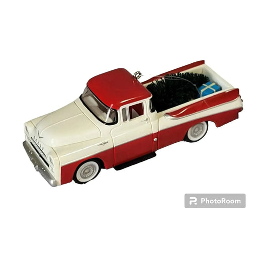 1999 Hallmark Ornament (1957) Dodge Sweptside D100 Hallmark Ornament (All-American Trucks) QX6269 Image1
