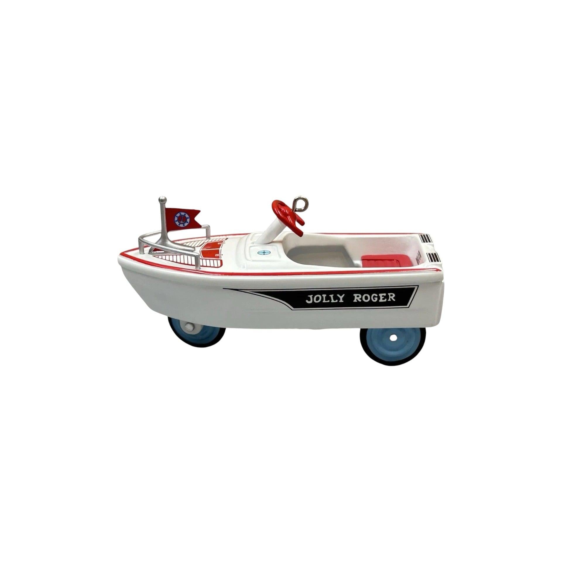 1999 Hallmark Ornament (1968) Jolly Roger Flagship Hallmark Ornament (Kiddie Car Classics) QX6279 Image1