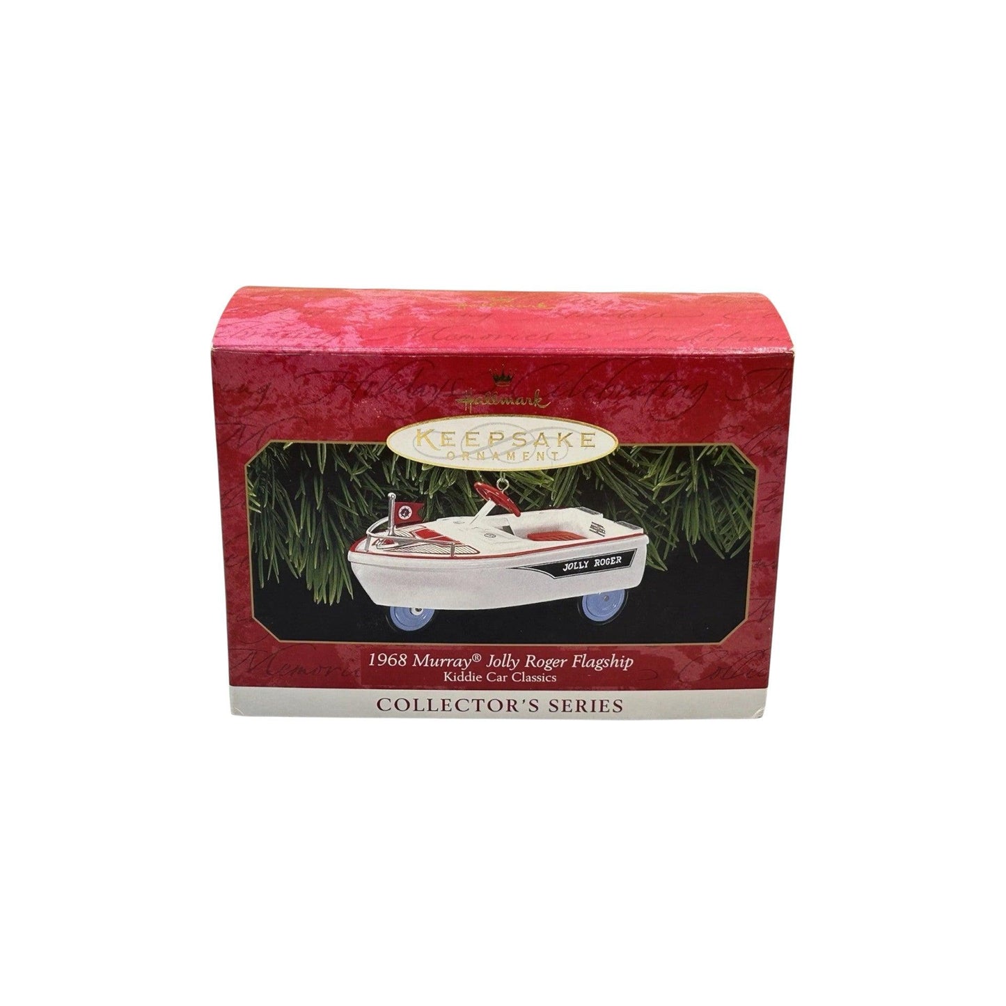 1999 Hallmark Ornament (1968) Jolly Roger Flagship Hallmark Ornament (Kiddie Car Classics) QX6279 Image2