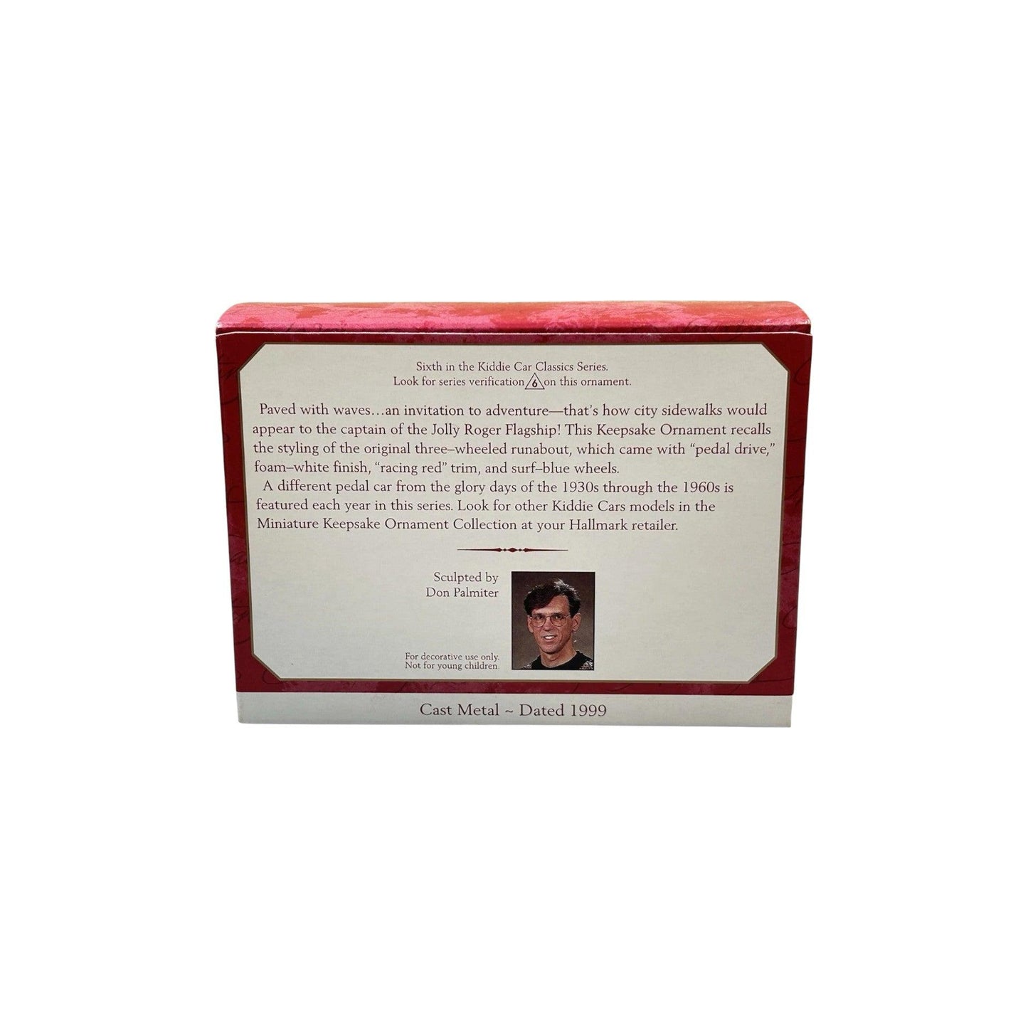 1999 Hallmark Ornament (1968) Jolly Roger Flagship Hallmark Ornament (Kiddie Car Classics) QX6279 Image6