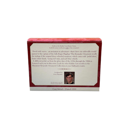 1999 Hallmark Ornament (1968) Jolly Roger Flagship Hallmark Ornament (Kiddie Car Classics) QX6279 Image6