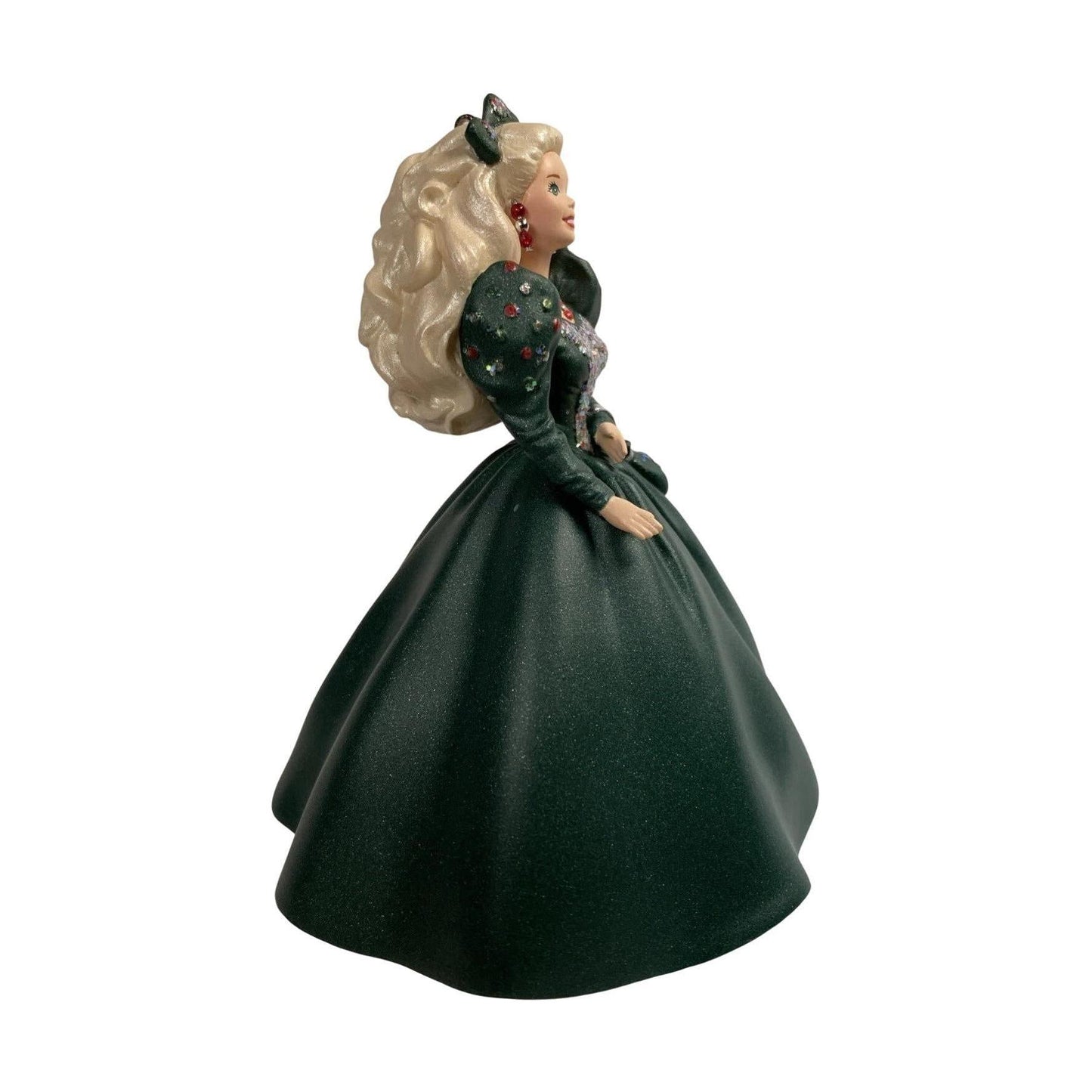 1999 Hallmark Ornament (1991) Happy Holidays Barbie Doll Hallmark Ornament (Holiday Barbie Collector's Club) QXC4507 Image4