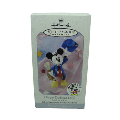 1999 Happy Diploma Day! Hallmark Ornament (Mickey & Co) QEO8357