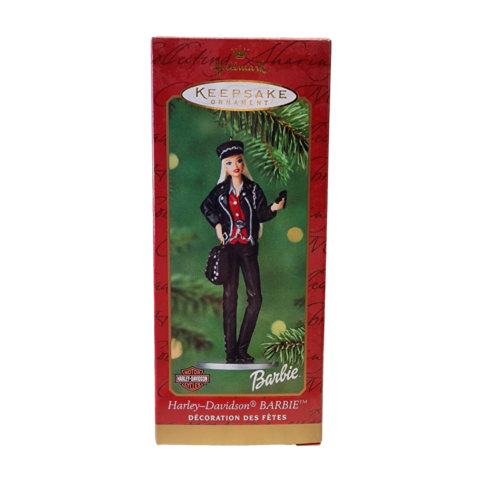 1999 Harley-Davidson Barbie Hallmark Ornament (Harley-Davidson) QXI8554 Image2