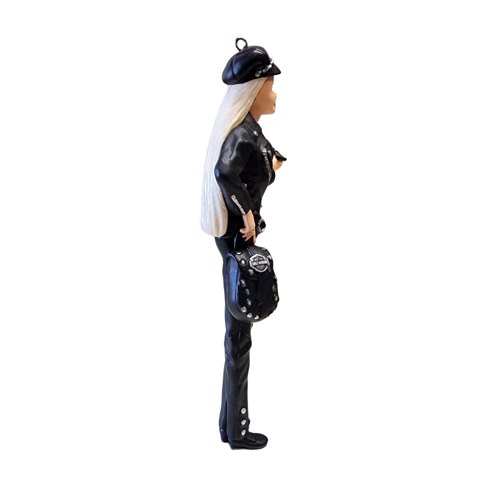 1999 Harley-Davidson Barbie Hallmark Ornament (Harley-Davidson) QXI8554 Image4