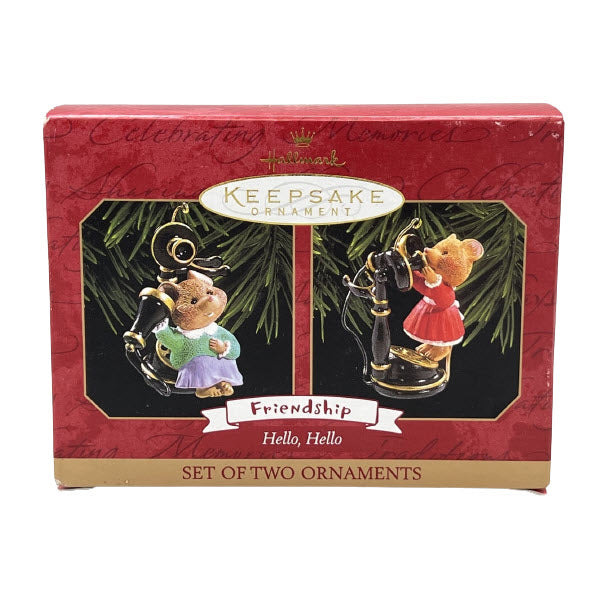 1999 Hello, Hello Hallmark Ornament (Friendship Set) QX6777