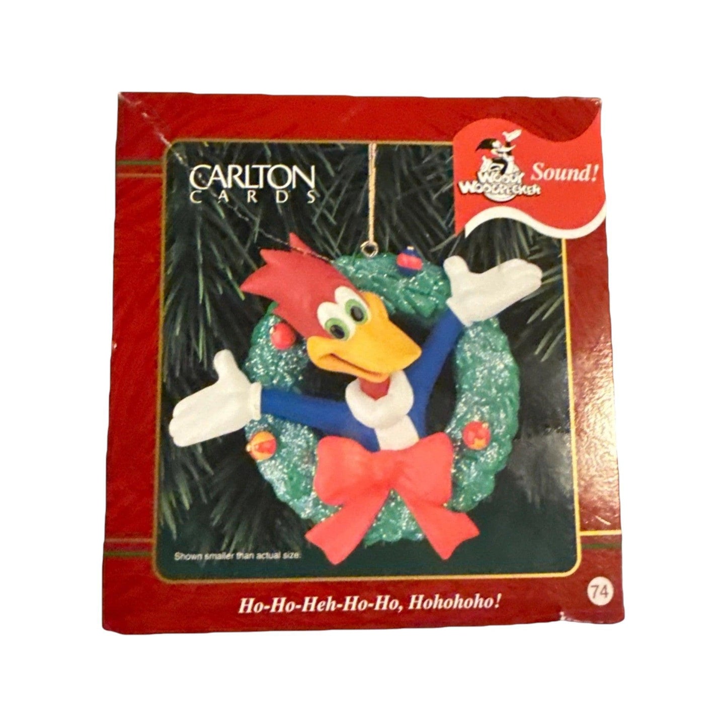 1999 Ho-Ho-Heh-Ho-Ho, Hohohoho! - Woody Woodpecker Carlton Cards Ornaments (TV Shows) CXOR-046A Image2