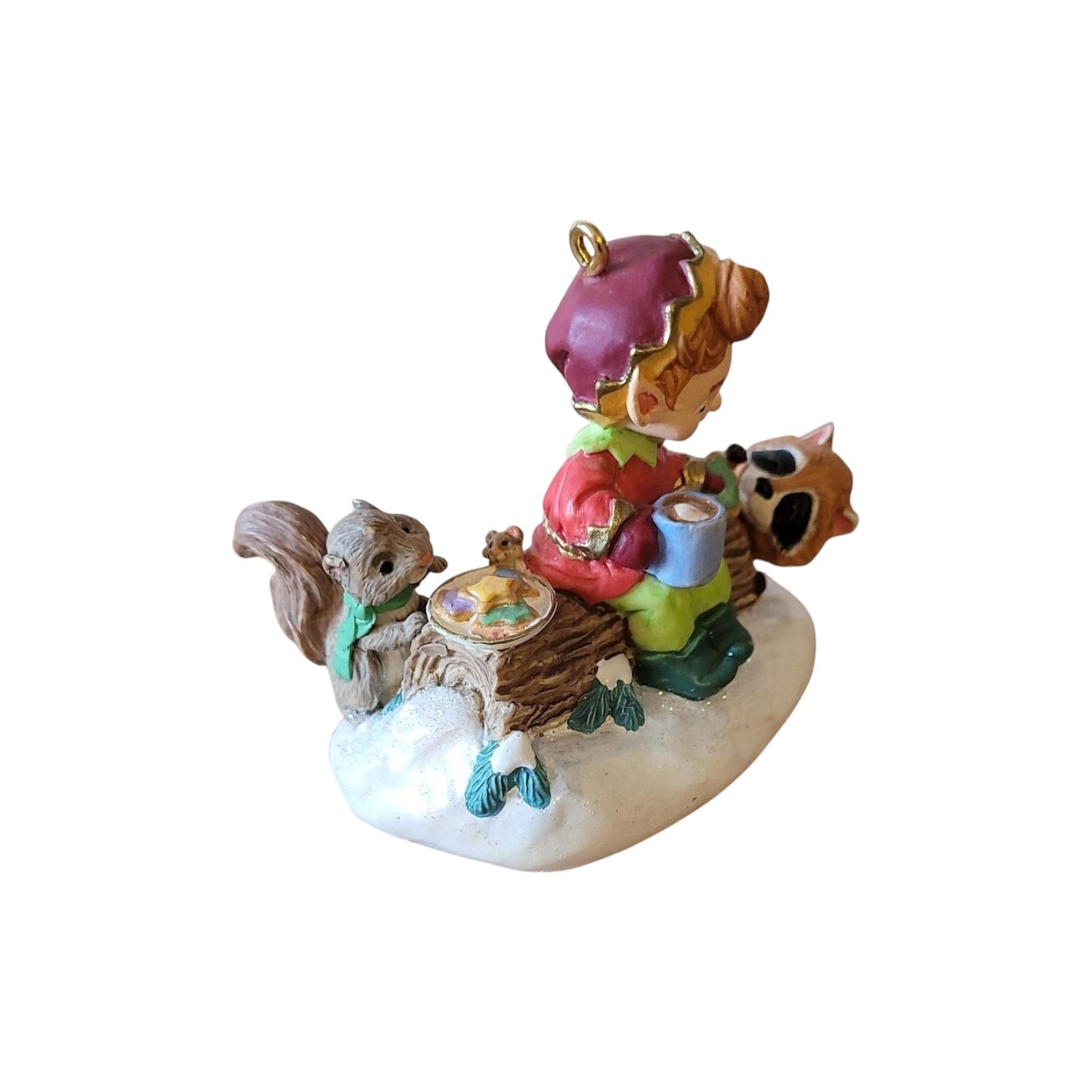 1999 Hollow Log Café (Animal) Hallmark Ornament QXC4667 Image3