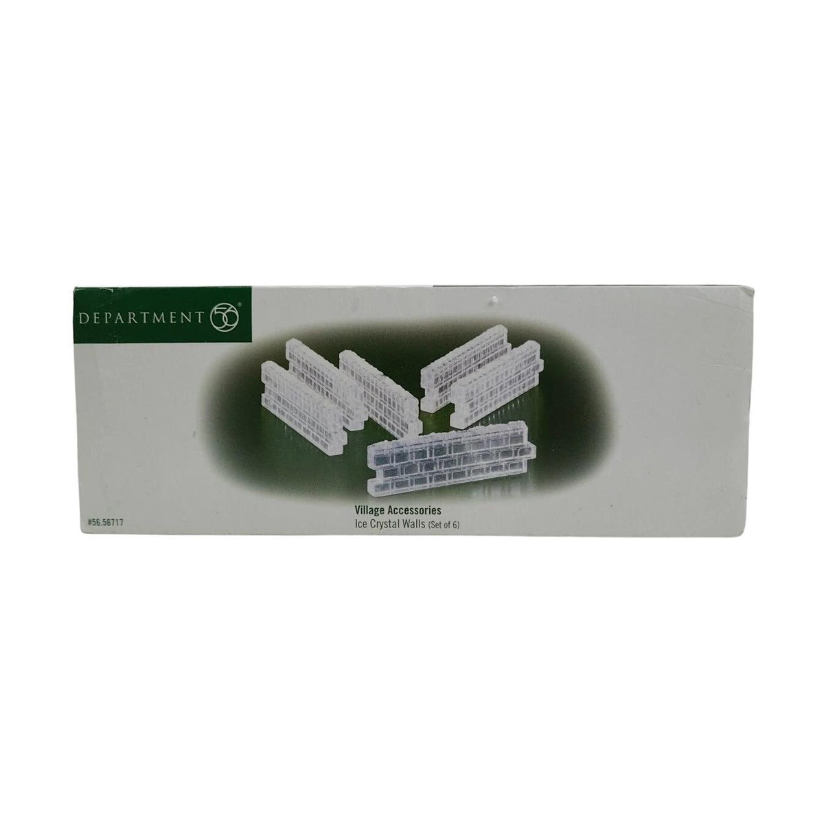 1999 “Ice Crystal Walls” Set of 6 – Department 56 Village Accessories, Item #56717 Image2