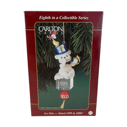 1999 Ice Pals Carlton Cards Ornaments (Polar Bear) CXOR-081A Image2