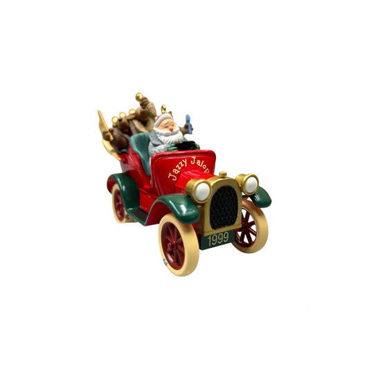 1999 Jazzy Jalopy Hallmark Ornament (Reindeer Quartet) QX6549 Image1
