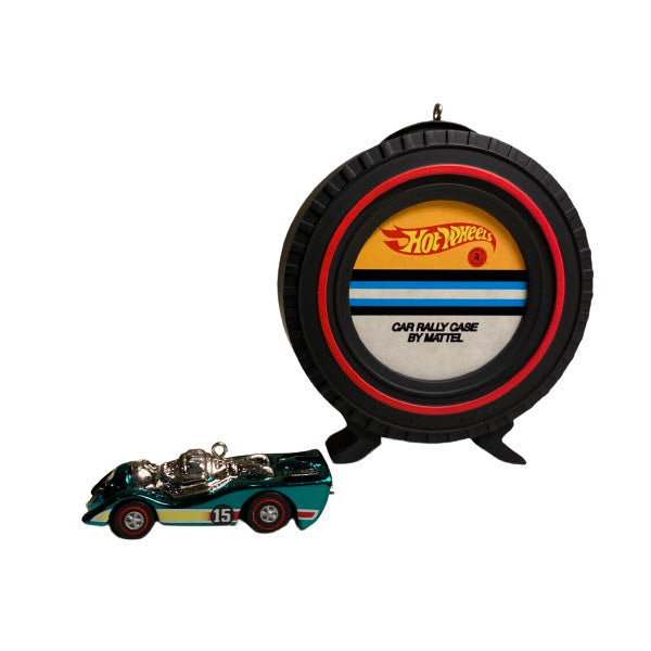 1999 Jet Threat Car With Case Hallmark Ornament (Hot Wheels) QX6527