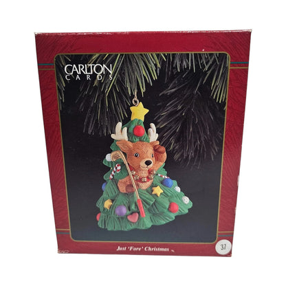 1999 Just 'Fore' Christmas Le Golf Toujours! Carlton Cards Ornaments (Golf) TORN-061M Image2
