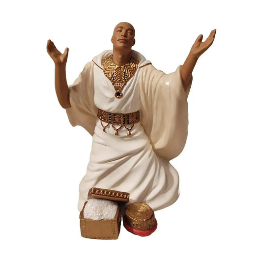 1999 King Malh - Third King Hallmark Ornament (African American Nativity) QX6797 Image1