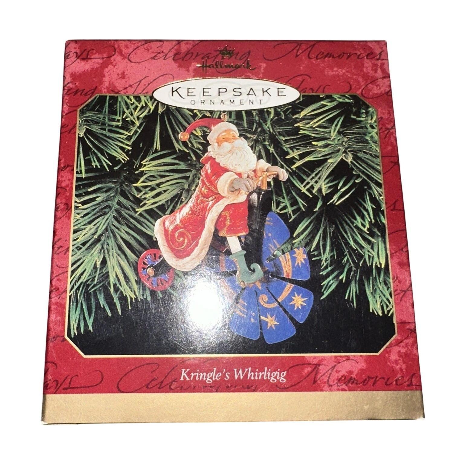 1999 Kringle's Whirligig Hallmark Ornament (Santa Claus) QX6847 Image2