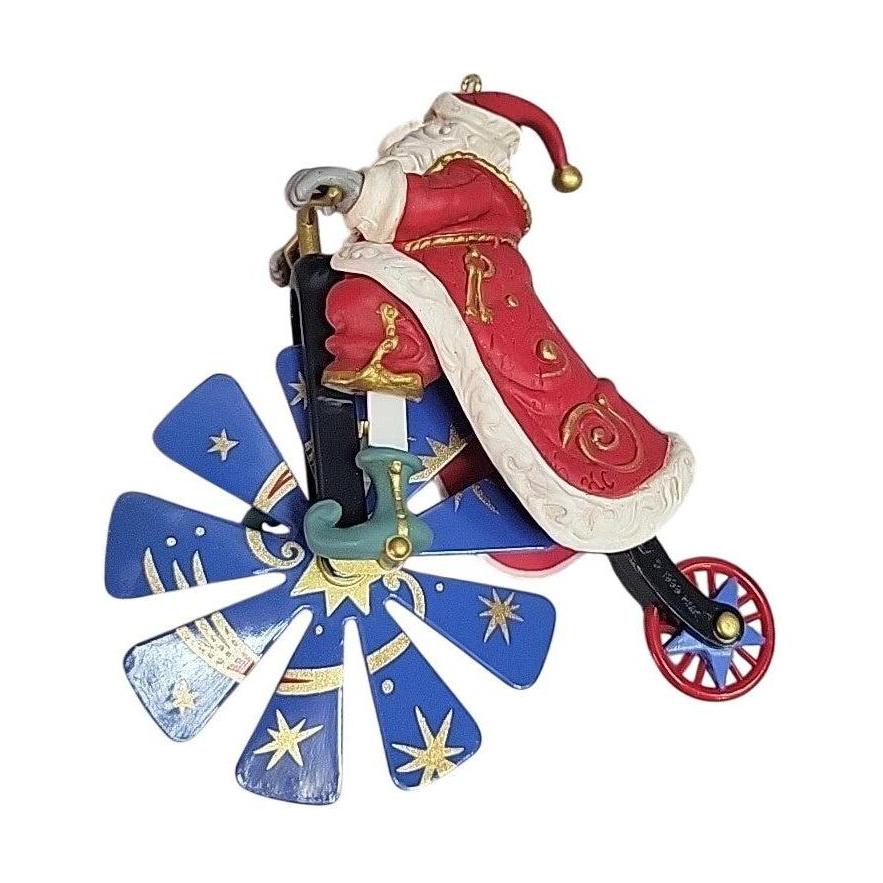 1999 Kringle's Whirligig Hallmark Ornament (Santa Claus) QX6847 Image5