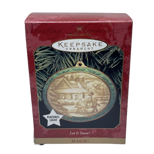 1999 Let it Snow Hallmark Ornament (Snow) QLX7427