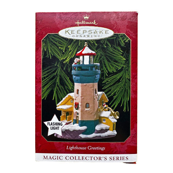 1999 Lighthouse Greetings Hallmark Ornament (Lighthouse Greetings) QLX7379