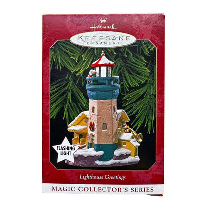 1999 Lighthouse Greetings Hallmark Ornament (Lighthouse Greetings) QLX7379