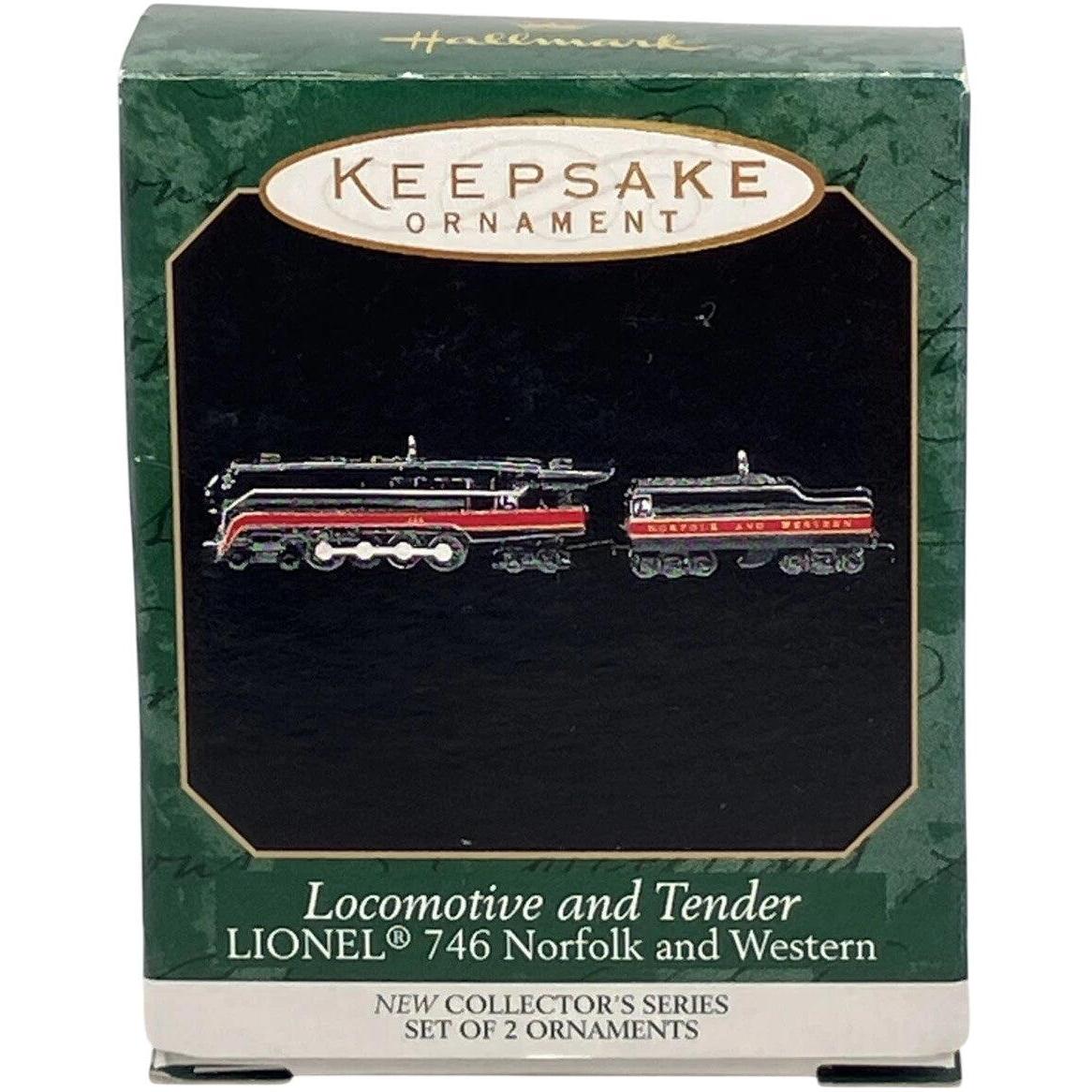 1999 Locomotive and Tender Hallmark Ornament (Lionel) QXM4549