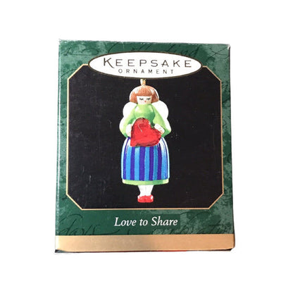 1999 Love to Share Hallmark Ornament (Angel) QXM4557