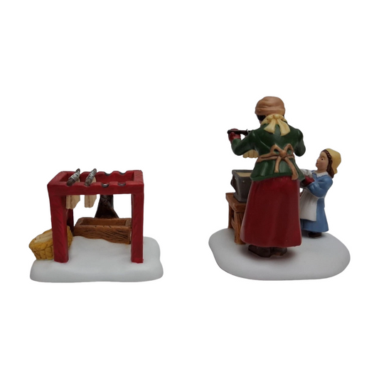 1999 Making The Christmas Candles Set of 2 Department 56 56.5662 Image1