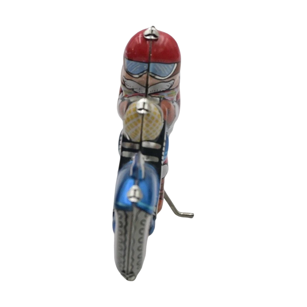 1999 Merry Motorcycle Hallmark Ornament (Tin) QX6637 Image5