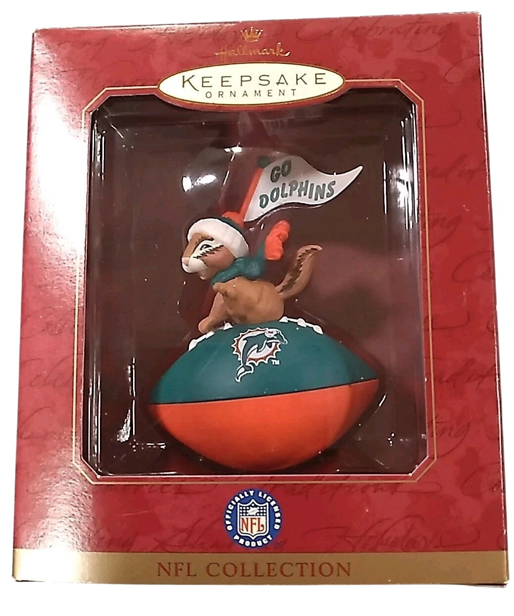 1999 Miami Dolphins Hallmark Ornament (NFL) QSR5239