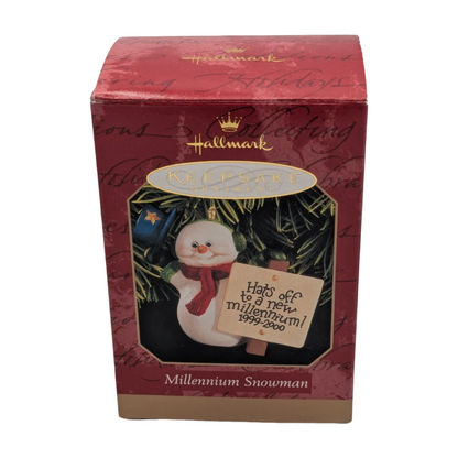 1999 Millennium Snowman Hallmark Ornament (Snowmen) QX8059 Image2