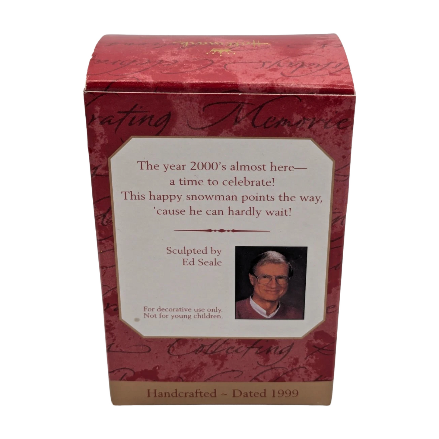 1999 Millennium Snowman Hallmark Ornament (Snowmen) QX8059 Image5