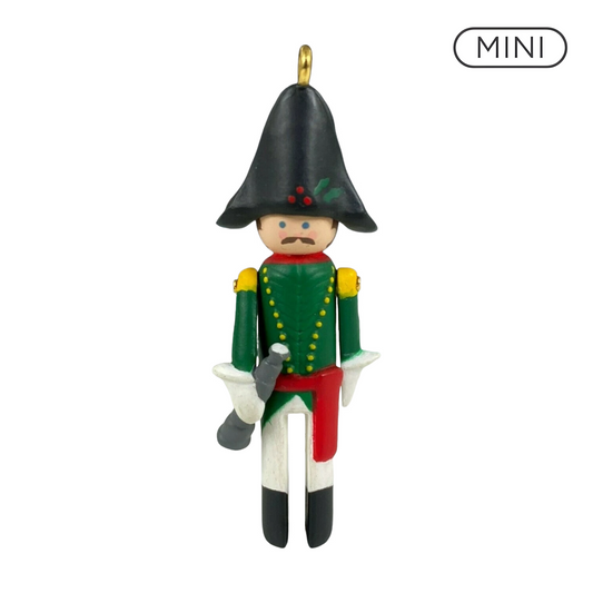 1999 Miniature Clothespin Soldier Hallmark Ornament (Miniature Clothespin Soldier) QXM4579 Image1