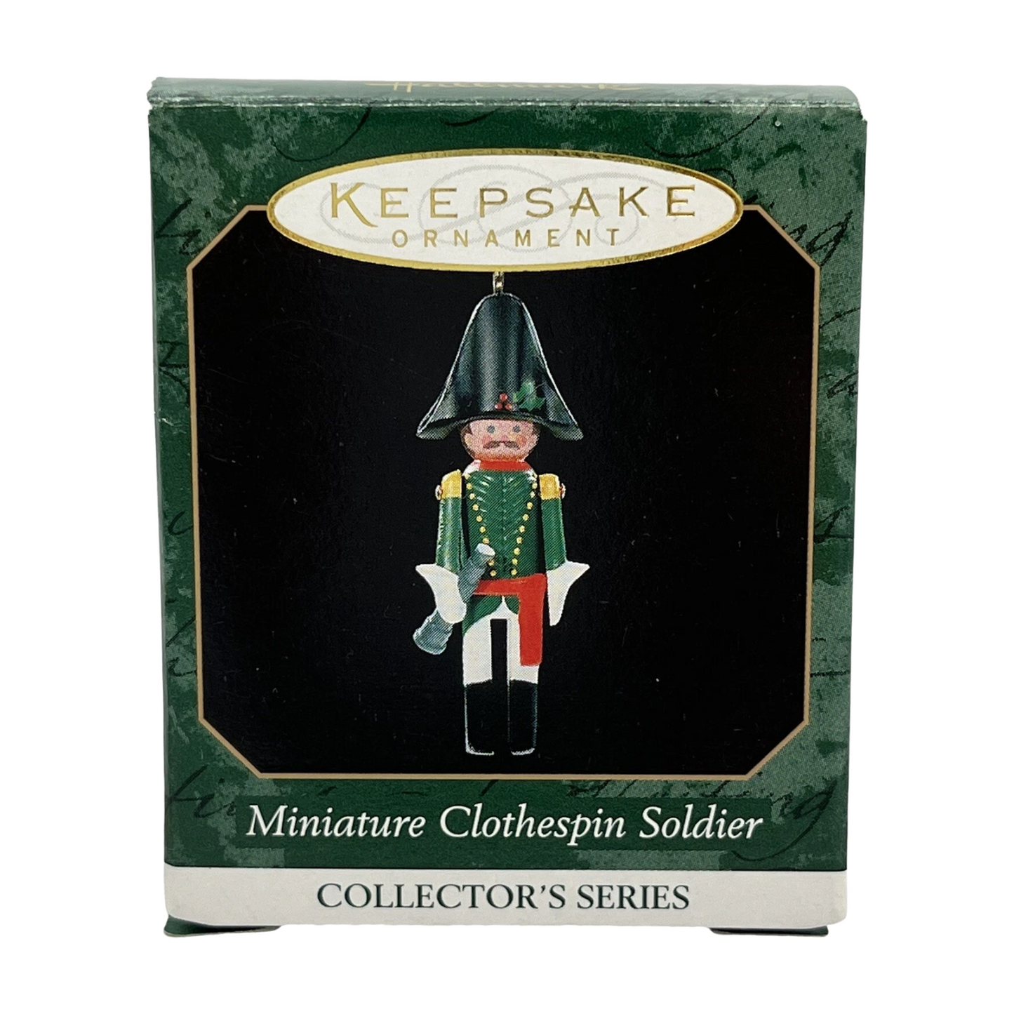 1999 Miniature Clothespin Soldier Hallmark Ornament (Miniature Clothespin Soldier) QXM4579 Image2