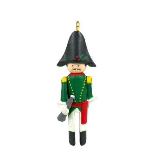 1999 Miniature Clothespin Soldier Hallmark Ornament (Miniature Clothespin Soldier) QXM4579