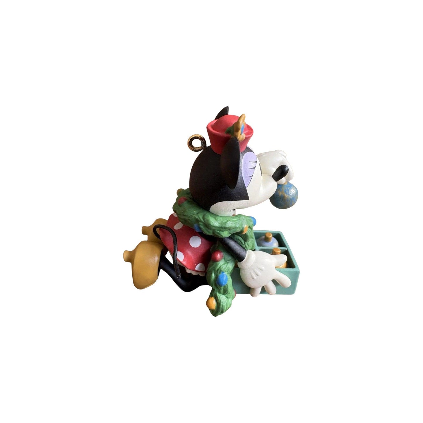 1999 Minnie Trims the Tree Hallmark Ornament (Disney) QXD4059 Image4