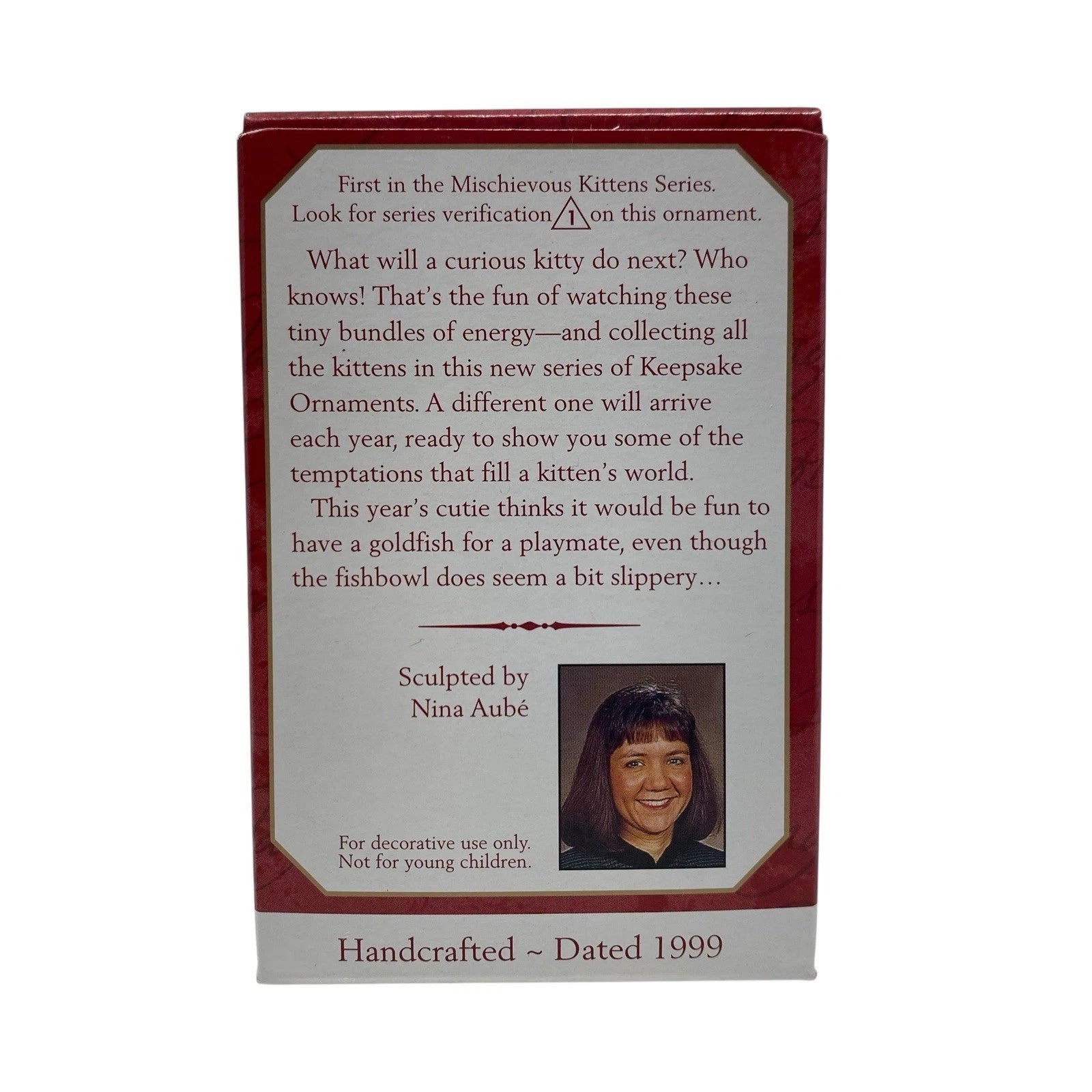 1999 Mischievous Kittens Hallmark Ornament (Mischievous Kittens) QX6427
