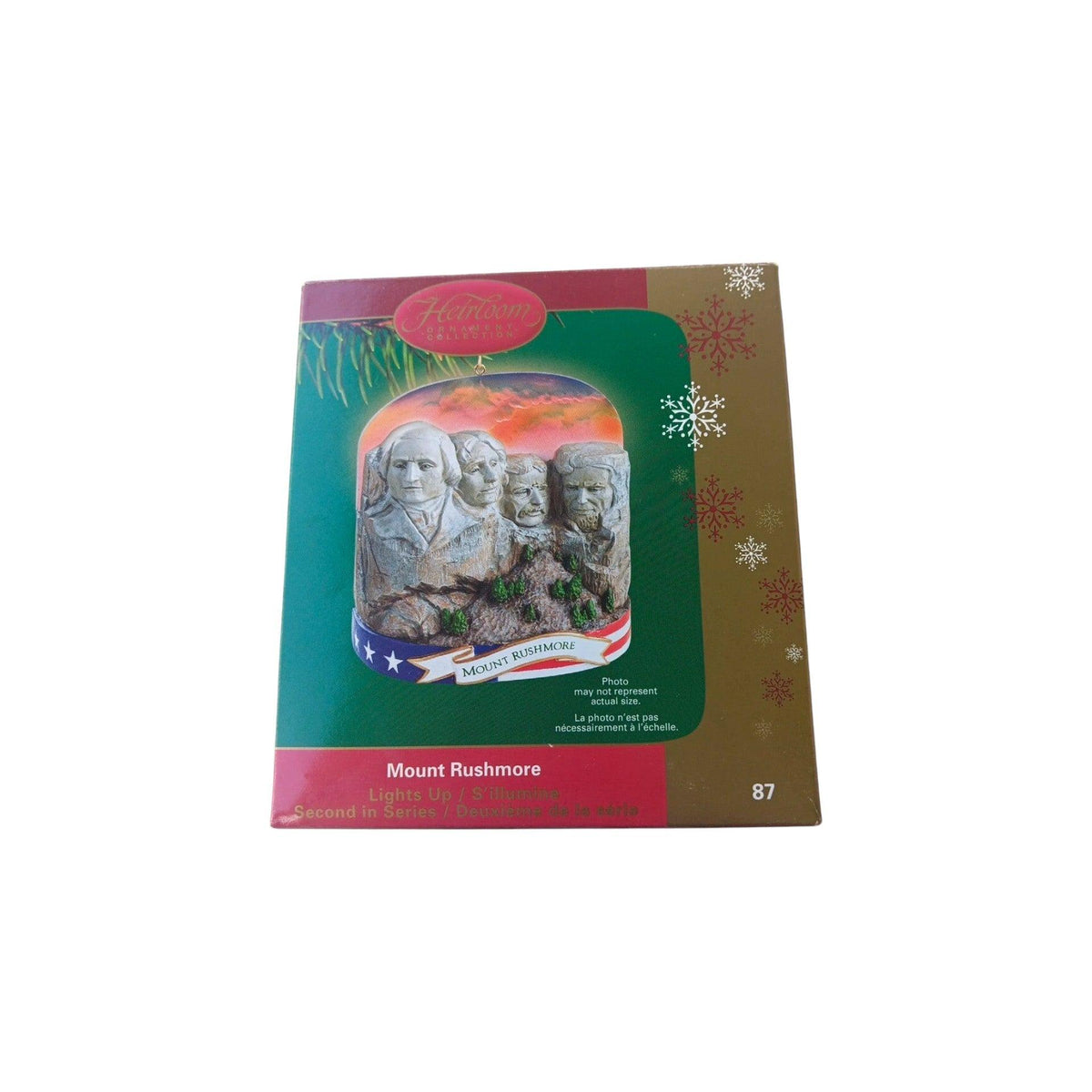 1999 Mount Rushmore (Patriotic) Carlton Cards Heirloom Ornament CXOR-087N Image2