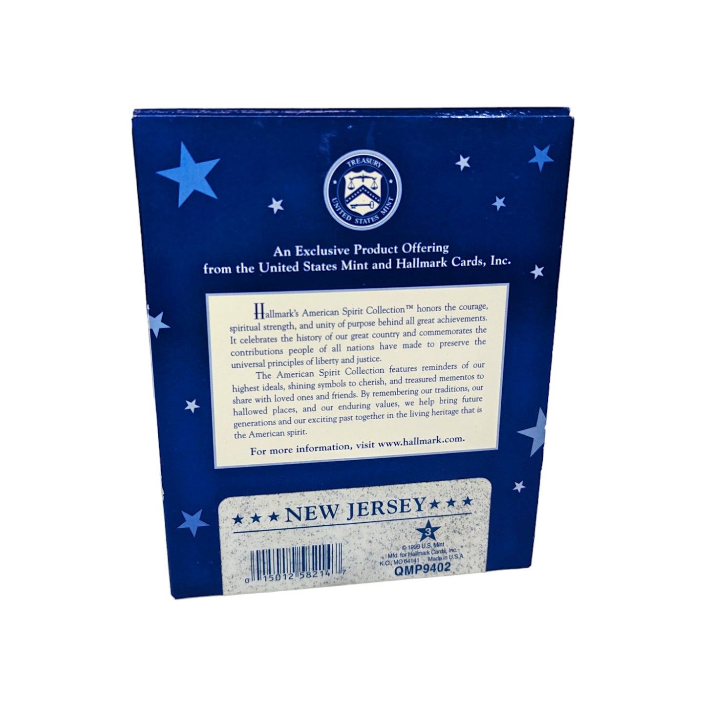 1999 New Jersey Quarter Ornament Hallmark Ornament (50 State Quarters) QMP9402