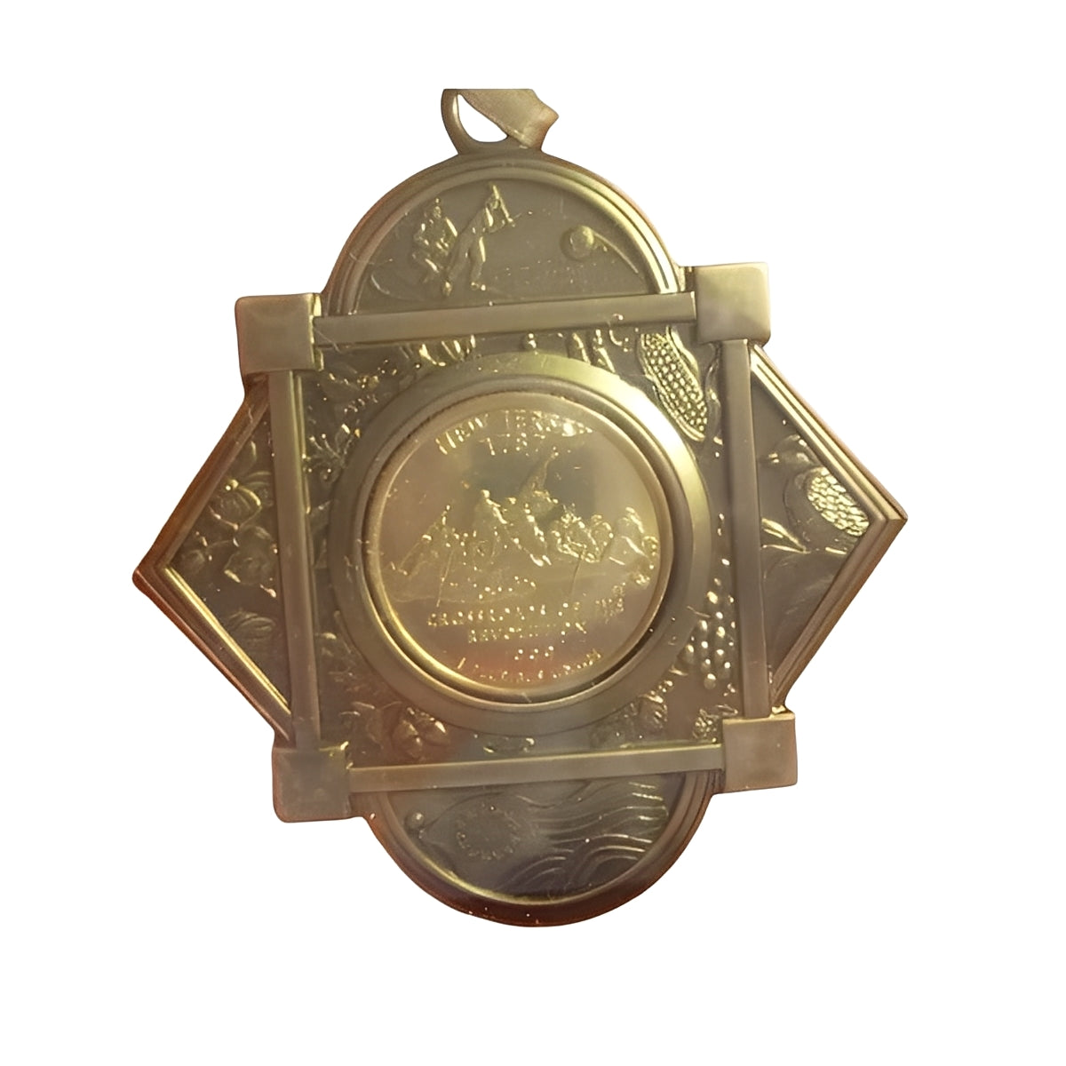 1999 New Jersey Quarter Ornament Hallmark Ornament (50 State Quarters) QMP9402