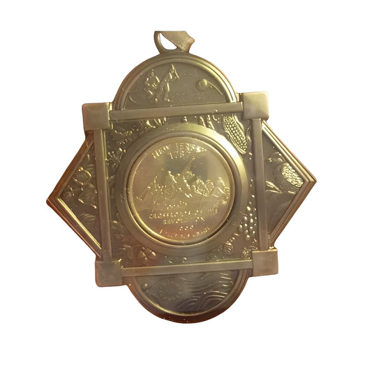 1999 New Jersey Quarter Ornament Hallmark Ornament (50 State Quarters) QMP9402