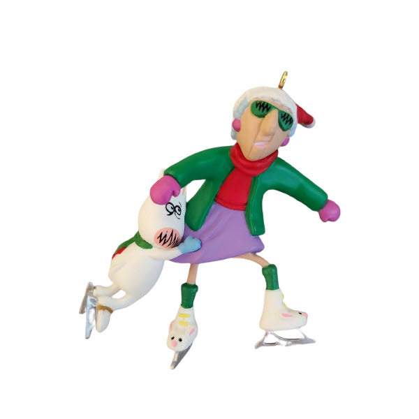 1999 On Thin Ice Hallmark Ornament (Maxine) QX6489