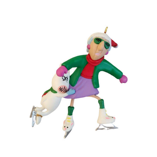 1999 On Thin Ice Hallmark Ornament (Maxine) QX6489