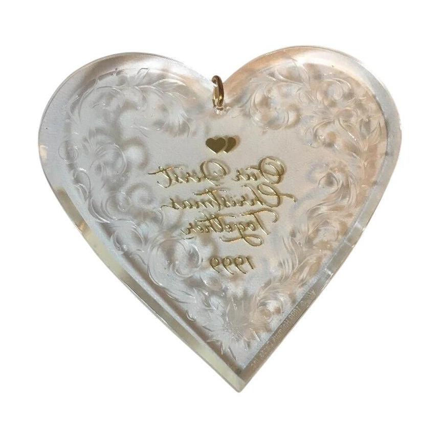 1999 Our First Christmas Together Hallmark Ornament (Our Christmas Together) QX3207 Image3